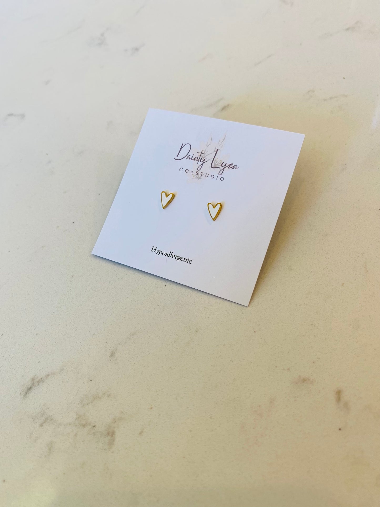Dainty Heart Earrings